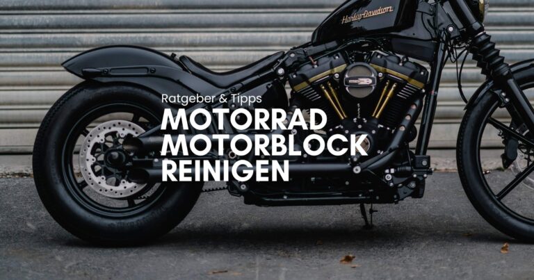 Motorrad Motor reinigen - Tipps & Mittel