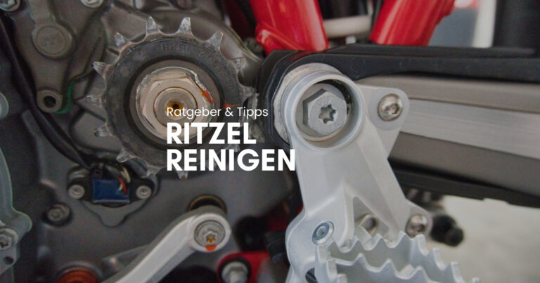 Motorrad Ritzel und Gehause reinigen - Tipps & Mittel