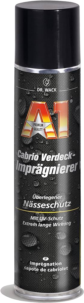 A1 Cabrio Verdeck-Imprägnierer Test A1 Cabrio Verdeck Impraegnierer