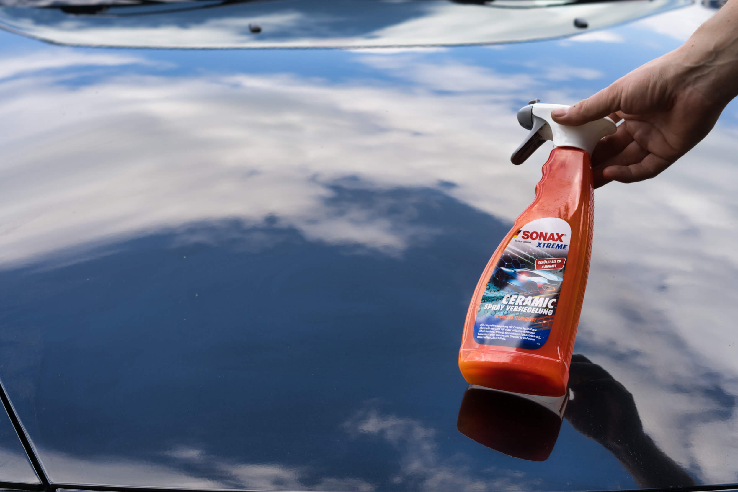 Sonax Xtreme Ceramic Versiegelung vs. Sonax Brilliant Shine Detailer Sonax Xtreme Ceramic Versiegelung Anwendung